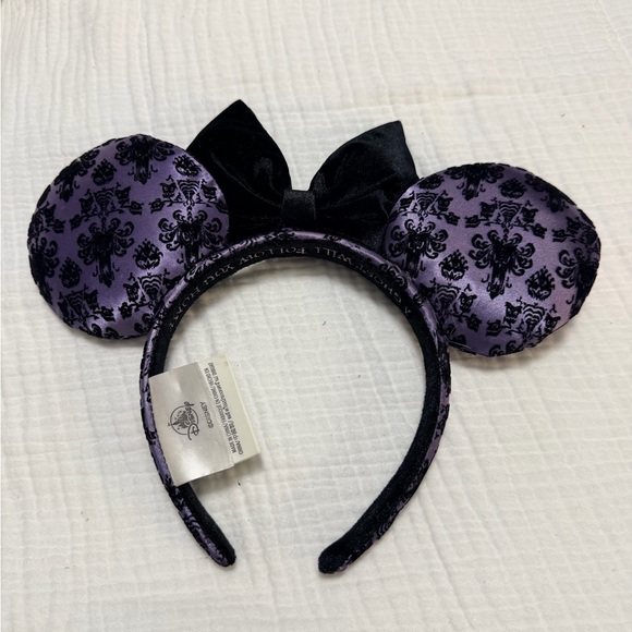🖤💜 Disney Haunted Mansion Dress, Ears & Purse Set – Excellent Condition 💜🖤 - Picture 7 of 12